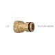 Adaptador Manguera Laton  1/2" Hembra, Adaptador Grifo, Conector Grifo A Conector Rapido