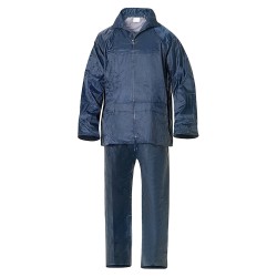 Traje de Agua Impermeable Azul Nylon        Talla 6-M