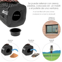 Grapa Negra Para Pata Mueble Regulable