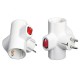 Adaptador / Ladron Triple Schuko 16 A 250v Con Interruptor