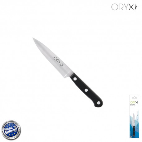 Cuchillo Grenoble Cocina Hoja Acero Inoxidable 13 cm. Negro