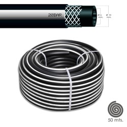 Manguera Aire Comprimido Negro   6x14mm. 20 bares Rollo 50 metros