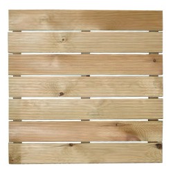 Loseta Madera Autoclave 50x50 cm.