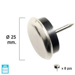Cepillo Taza Con Alambre De Acero Latonado Rosca M14, Ø 120 mm. Alambre de Ø 0,30 mm.