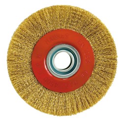 Cepillo Acero Latonado Circular Ø 125x30 mm.