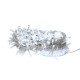 Guirnalda Luces Navidad 300 Leds Color Blanco Frio Luz Navidad Interiores y Exteriores Ip44. Cable Transparente.