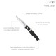 Cuchillo Aspen Mondador Hoja Acero Inoxidable 8 cm. Negro