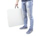 Mesa Plegable Rectangular HDPE 122x61x74 cm. Color Blanco