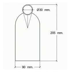 Pinza Portaescoba Triple     Maurer