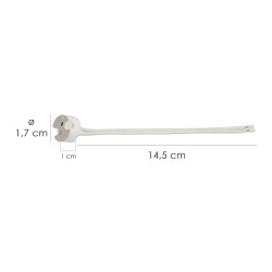 Maceta Mango Fibra Vidrio Mango Fibra Vidrio Con Empuñadura Antideslizante. 800 Gramos 28 cm.