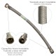 Latiguillo Flexible Reforzado Acero Inoxidable Termo Macho 1/2" - Hembra 1/2" Longitud 400 mm