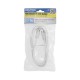 Prolongacion Tv - Video. 2 metros Toma 9,5 mm. Con Adaptador Macho Hembra