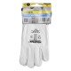 Guantes Trabajo Piel FLOR 7" Con Colgador (Par)