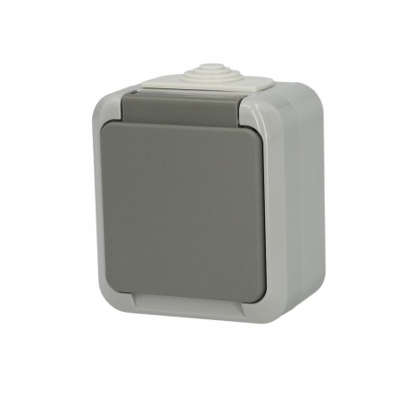 Base Con Tapa Gris