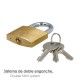 Candado Laton Arco Normal Llaves Iguales 50 mm. Nº2