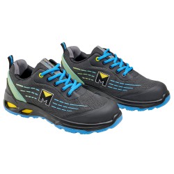 Deportiva Seguridad Maurer S3L Modelo Lapis Antideslizante con Suela Composite y Resistencia a los Hidrocarburos Talla 38.