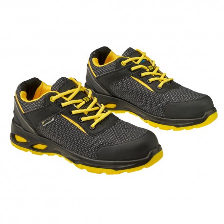 Zapatos Bajo Seguridad Maurer S3L Modelo Amerina Antideslizante con Suela Composite y Resistencia a los Hidrocarburos Talla 40