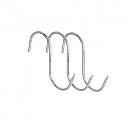 Blister 3 Ganchos Carnicero Inoxidables Nº 10