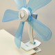 Ventilador Con Clip Ø 43 cm. Ideal para Hogar, Oficina, Camping, Ventilador Mesa Portatil