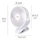 Ventilador Con Clip Sobremesa Ø 15 cm. Recargable