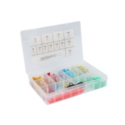 Kit de Fusibles de Coche, 150 Pcs, Extractor de Fusibles para Coche, Caravanas, Furgoneta, Moto, Barcos (5A 10A 15A 20A 25A 30A)