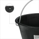 Cubo Obra Italiano Plastico Wolfpack 12 L