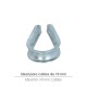 Guardacabos Zincado Para Cable 10 mm.