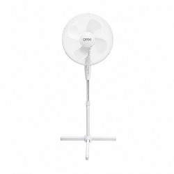 Ventilador Pie Blanco 45 Watt  - 1,2 Metro Alto.