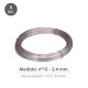 Alambre Galvanizado Rollo  5 kg. Nº15 - 2,4 mm.