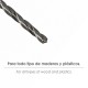 Broca Espiral Madera y Plástico Wolfpack  12,00 mm.
