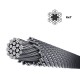 Cable Galvanizado  12 mm. (Rollo 100 Metros) No Elevacion