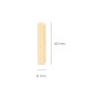 Espigas Madera 8x40 mm. (Bolsa de 50 Piezas)