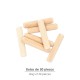 Espigas Madera 8x40 mm. (Bolsa de 50 Piezas)