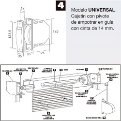 Destornillador Maurer Pozidriv 2x150 mm.