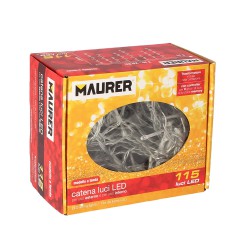 Cuerda Nylon Alta Tenacidad Blanca / Azul (Madeja 10 m.)