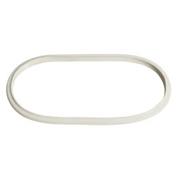 Barra Para  Cortina Ducha Universal Aluminio Blanco 80 x 170 cm.