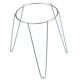 Soporte Maceta Pie Zincado 20 cms