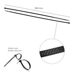 Recogedor Persiana Mini  6 Metros Embutir Cinta 14 mm.