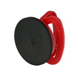 Contera Plastico Redonda Exterior Negra 12 mm. Bolsa 200 Unidades